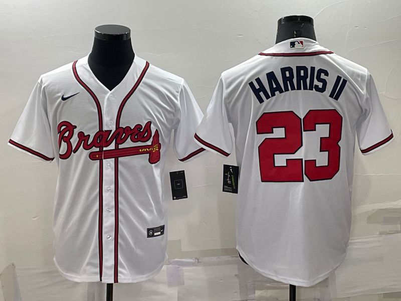 Men Atlanta Braves #23 Harris ii White Game Nike 2022 MLB Jersey->atlanta braves->MLB Jersey